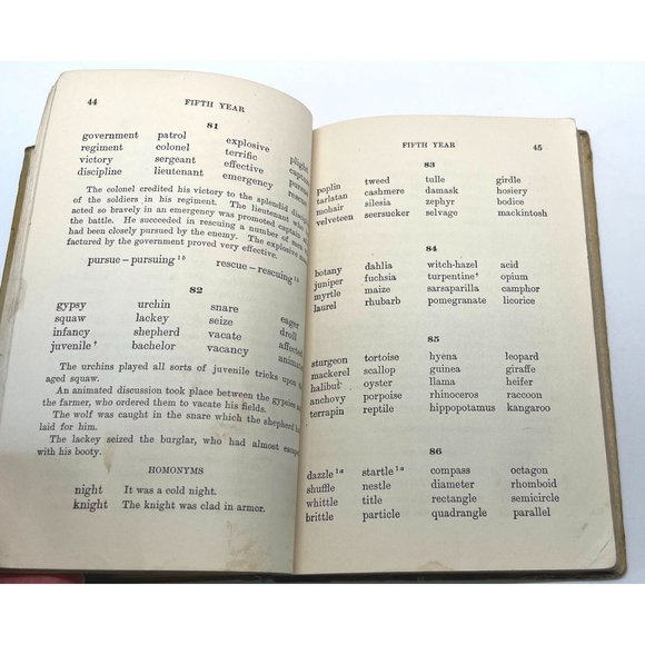 The Rational Spelling Book Part Two by Dr JM Rice Hardcover 1898 - Picture 6 of 8